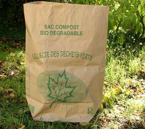 Distribution des sacs à déchets verts
